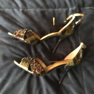 Carlos Santana, Flora-Olive open toed, Sz 8M, new